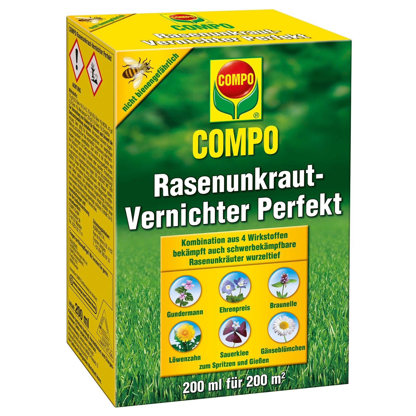 Compo Rasenunkraut-Vernichter Perfekt, 200 ml