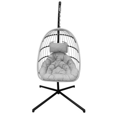 Hängesessel 'Folt Sterzing' inkl. Auflagen, light grey Hängesessel 'Folt Sterzing' inkl. Auflagen, light grey