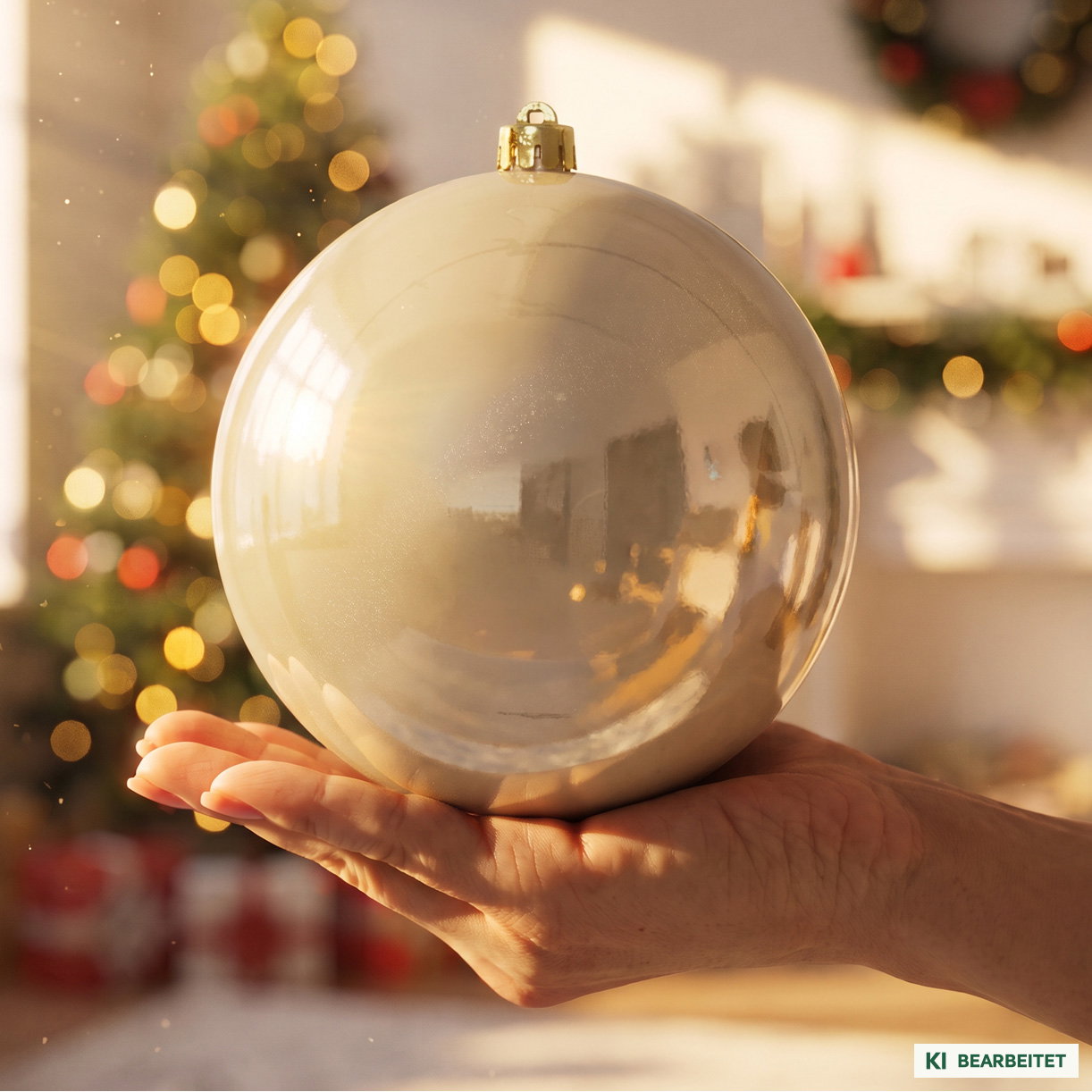 Weihnachtskugel, perle, Ø 14 cm Weihnachtskugel, perle, Ø 14 cm