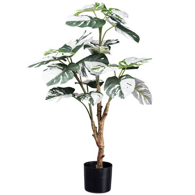 Künstliches Fensterblatt 'Monstera deliciosa Variegata' Künstliches Fensterblatt 'Monstera deliciosa Variegata'
