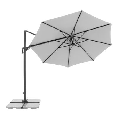 Pendelschirm 'Ravenna HFX', hellgrau, Ø 350 cm Pendelschirm 'Ravenna HFX', hellgrau, Ø 350 cm