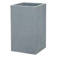 Pflanzkübel 'C-Cube High', Stony Grey, 28 x 28 x H 48 cm, 11 Liter