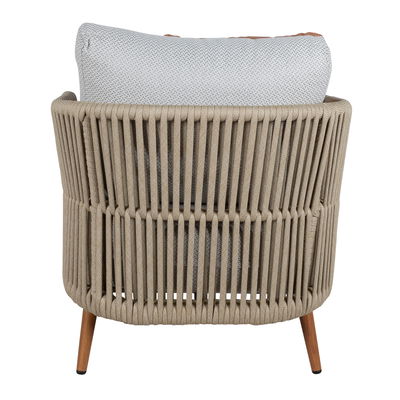 Kölle Loungesessel 'Cafune' inkl. Auflagen, grau/beige Kölle Loungesessel 'Cafune' inkl. Auflagen, grau/beige