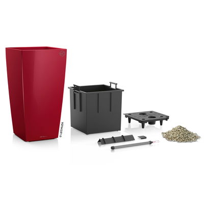 Lechuza 'Cubico 50', scarlet-rot, ca. 50 x 50 x H 95 cm