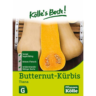 Kölles Beste Gemüsesamen Butternut-Kürbis  Kölles Beste Gemüsesamen Butternut-Kürbis