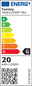 Twinkly LED Lichterkette 'Curtain', bunt, 210 LEDs, Länge ca. 1 m