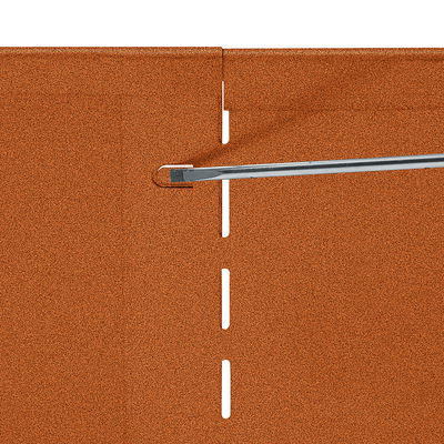 Rasenkante 'Corten', edelrost, H13 x L118 cm Rasenkante 'Corten', edelrost, H13 x L118 cm