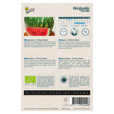 Saatgut, Wassermelone 'Crimson Sweet', grün, 1 g Saatgut, Wassermelone 'Crimson Sweet', grün, 1 g