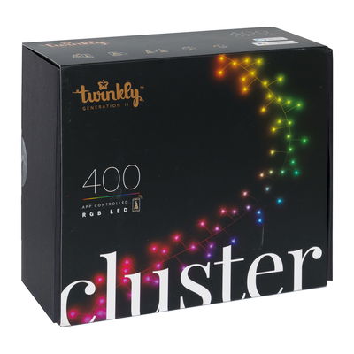 Twinkly LED Lichterkette 'Cluster', bunt, 400 LEDs, Länge ca. 6 m Twinkly LED Lichterkette 'Cluster', bunt, 400 LEDs, Länge ca. 6 m