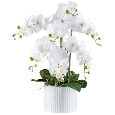 Kunstpflanze Phalaenopsis, weiß, Höhe ca. 60 cm