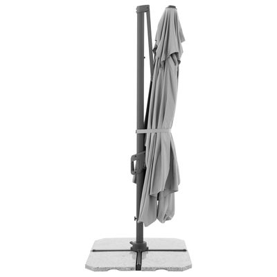 Pendelschirm 'Ravenna HFX', hellgrau, 340 x 270 cm