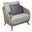 Kölle Loungesessel 'Cafune' inkl. Auflagen, grau/beige Kölle Loungesessel 'Cafune' inkl. Auflagen, grau/beige