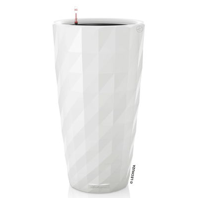 Lechuza 'Diamante Premium 40', weiß, ca. Ø 40 x H 75 cm