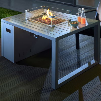 Buschbeck Loungetisch 'Lagos', grau, ca. 115 x 75 x H58 cm Buschbeck Loungetisch 'Lagos', grau, ca. 115 x 75 x H58 cm