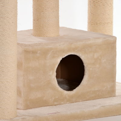 Silvio Design XXL Katzenbaum 'Ginni', beige Silvio Design XXL Katzenbaum 'Ginni', beige
