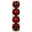 Christbaumkugeln, 4er-Set, weihnachtsrot, ca. Ø 14 cm Christbaumkugeln, 4er-Set, weihnachtsrot, ca. Ø 14 cm
