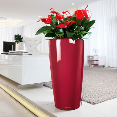 Lechuza 'Rondo 40', scarlet-rot, ca. Ø 40 x H 75 cm