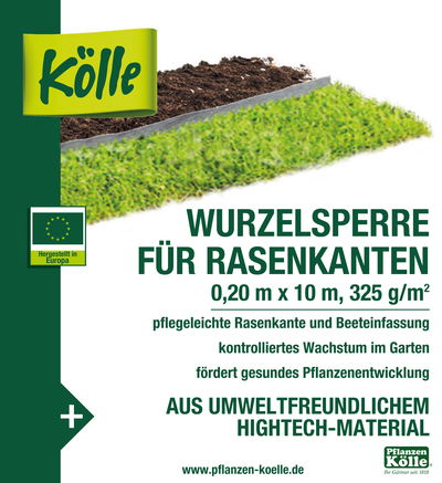 Kölle Wurzelsperre für Rasen 0,2x10 m