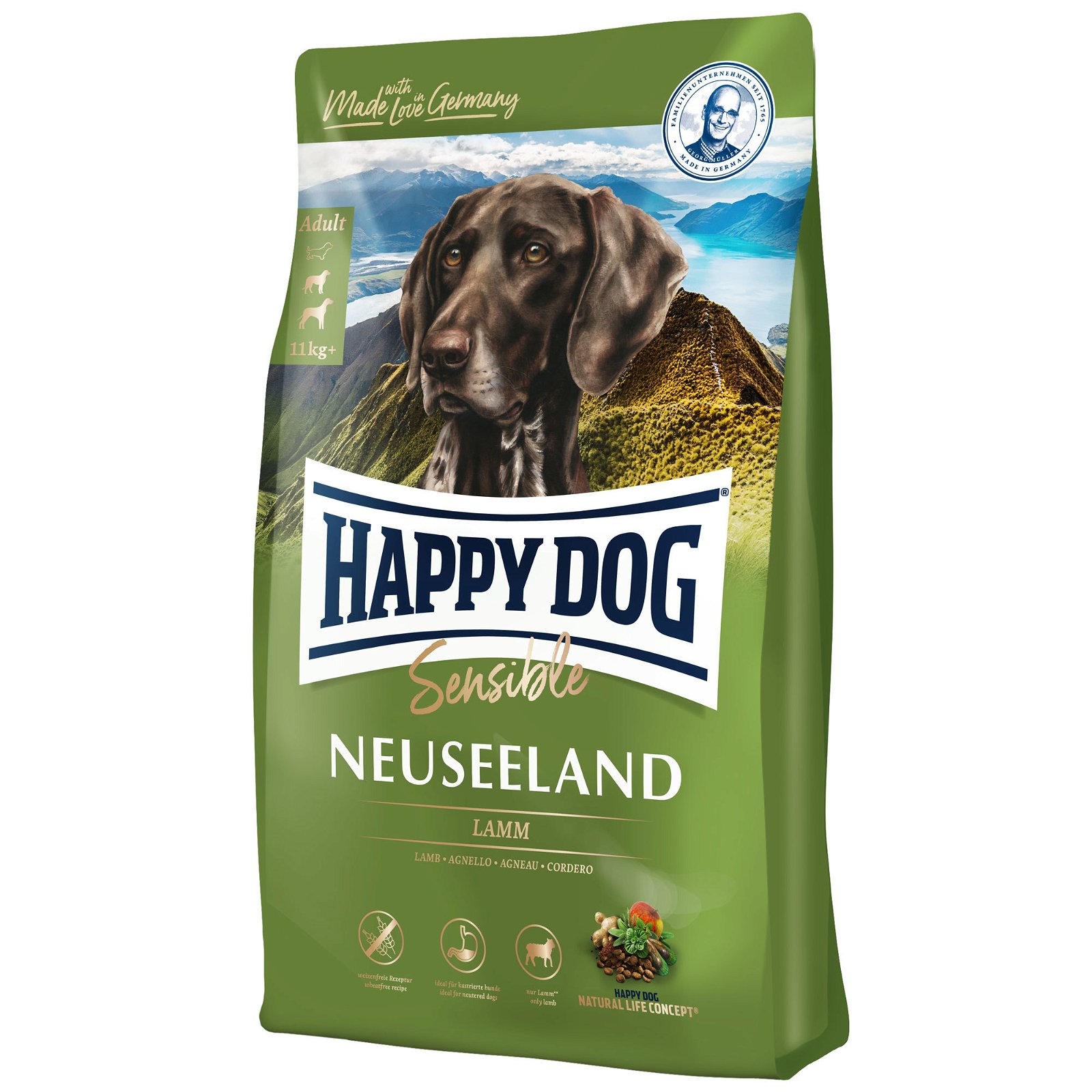 Happy Dog Sensible Neuseeland, Hundetrockenfutter, 300 g