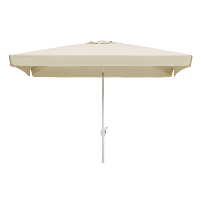 Sonnenschirm 'Oslo', mit Volant, natur, ca. 300 x 200 cm