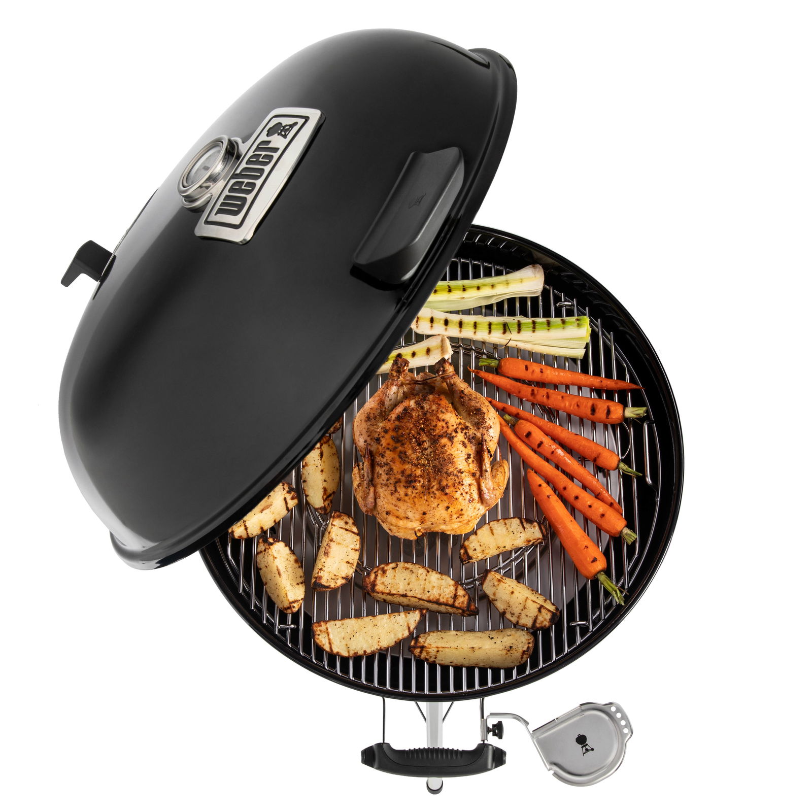 Weber Kugelgrill Master-Touch Premium SE, vielseitige Verwendung, 57cm, schwarz
