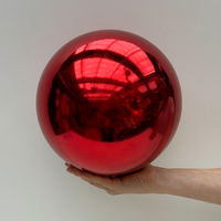 Christbaumkugel, weihnachtsrot, ca. Ø 25 cm