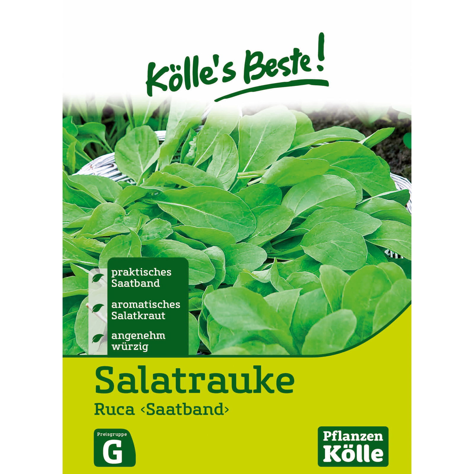 Kölle's Beste Saatband Salatrauke Ruca, 11 g