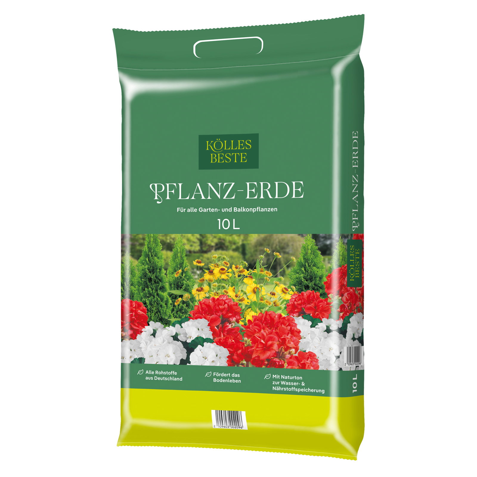Kölles Beste Pflanzerde, torfreduziert, 10 Liter