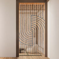 Conacord Dekovorhang 'Japandi', beige/schwarz, ca. 200 x 90 cm Conacord Dekovorhang 'Japandi', beige/schwarz, ca. 200 x 90 cm