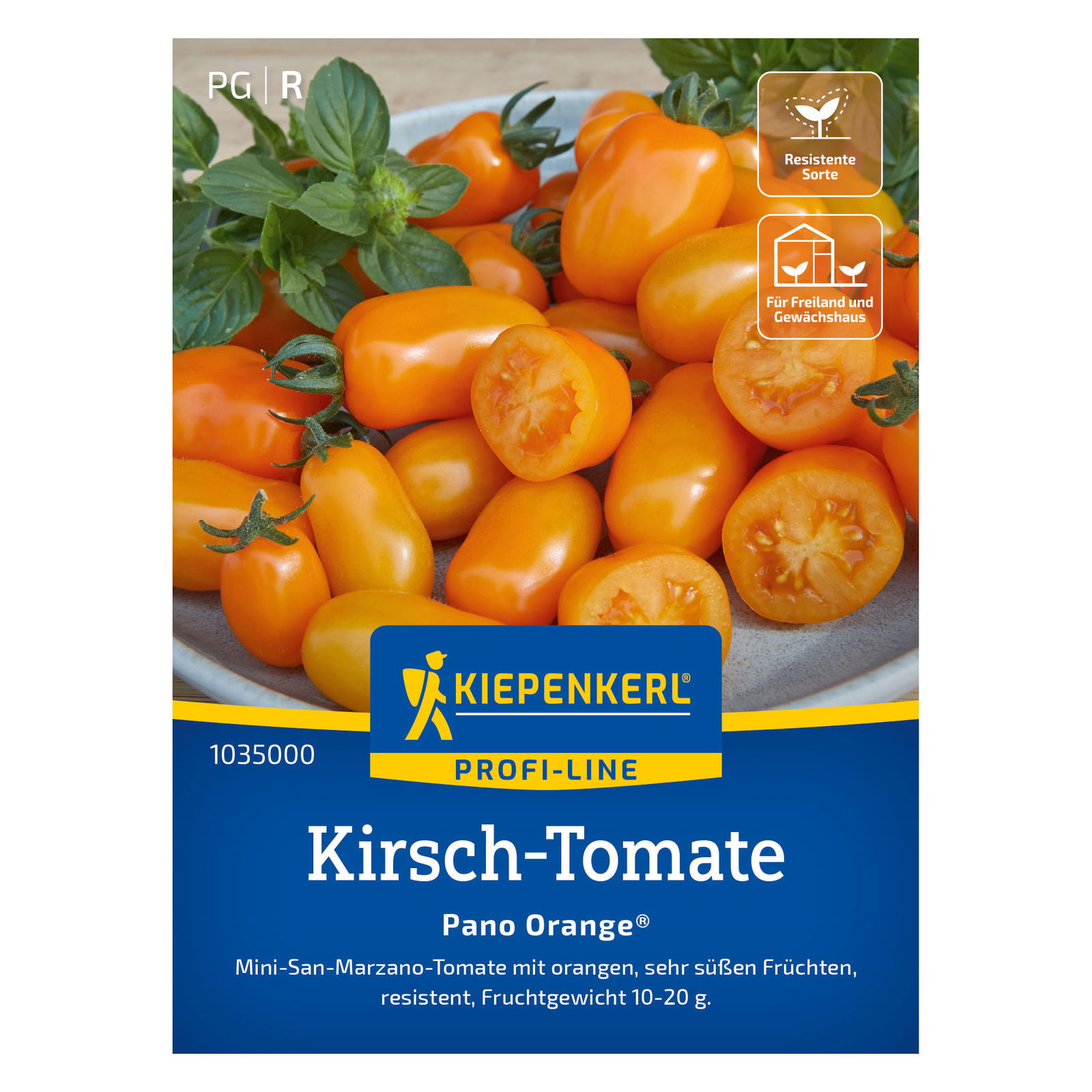 Kiepenkerl Saatgut Kirschtomate 'Pano Orange®', orange