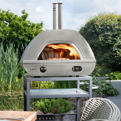 Buschbeck Pizzaofen 'X1', grau, Edelstahl, ca. 48 x 52 x H74 cm Buschbeck Pizzaofen 'X1', grau, Edelstahl, ca. 48 x 52 x H74 cm