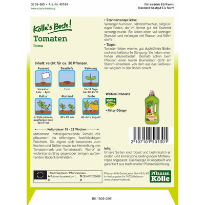 Kölles Beste Gemüsesamen Tomate  Kölles Beste Gemüsesamen Tomate