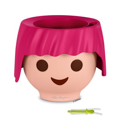 Lechuza 'Ojo', ruby pink, ca. Ø 21 x H 15,8 cm