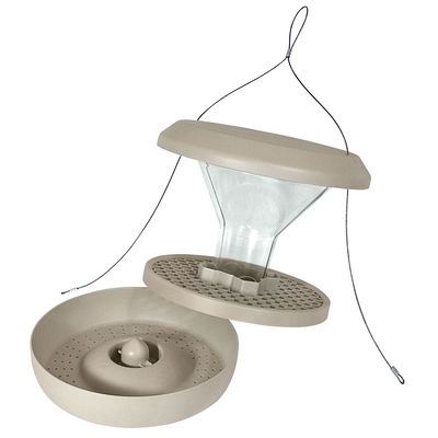 Swissinno Vogel-Futtersilo 'Davos', hellgrau