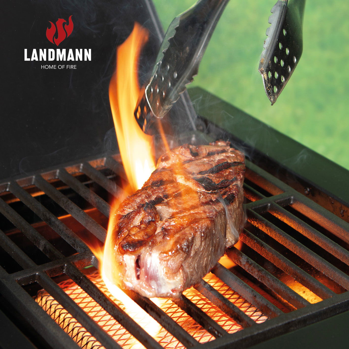 Landmann Gasgrill COOL BLACK 5.2 mit Heckbrenner