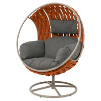 Drehsessel 'Houston' inkl. Kissen, terrabraun