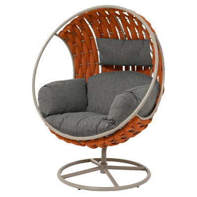 Drehsessel 'Houston' inkl. Kissen, terrabraun