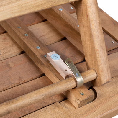 Holztisch 'Matera', Buchenholz, ca. 80 x 60 x 75 cm