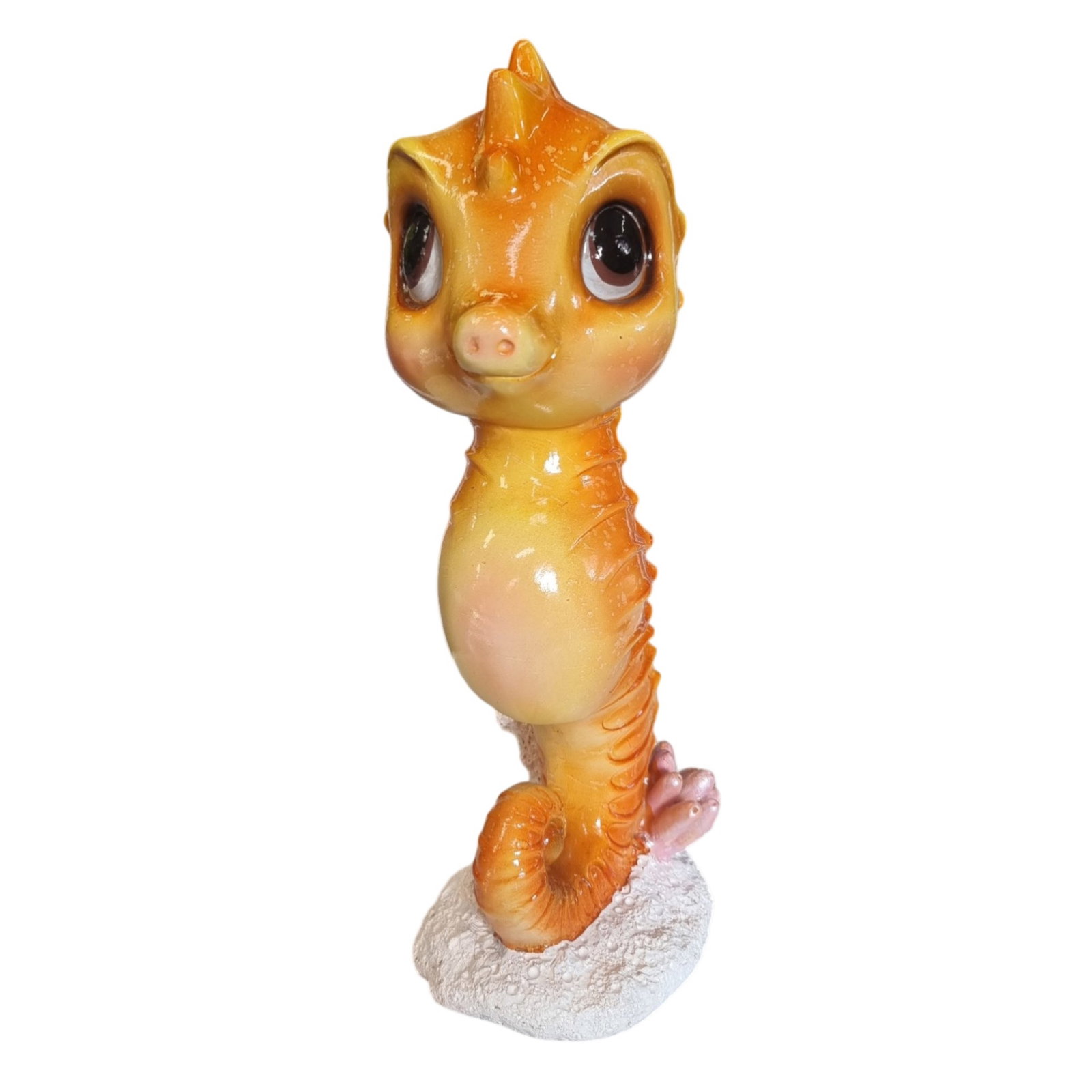 Deko Seepferdchen, gelb, Höhe ca. 30 cm