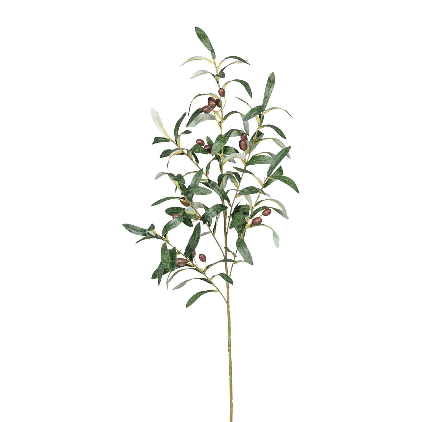 Kunstpflanze Olivenzweig, 2er-Set, ca. 16 Früchte, Höhe ca. 100 cm