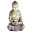 Brunnen 'Buddha sitzend', grau, 37 x 42 x H 71 cm