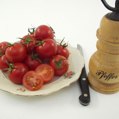 Blu Bio Minitomatenpflanze 'Mini-Tom F1', Topf-Ø 12 cm, 3er-Set Blu Bio Minitomatenpflanze 'Mini-Tom F1', Topf-Ø 12 cm, 3er-Set