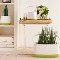 Lechuza 'Yula' Gießkanne, weiß/pistaziengrün seidenmatt, 1,7 Liter