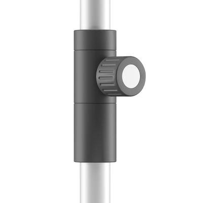 Knirps Kurbelschirm 'Apoll', dunkelgrau, ca. 230 x 150 cm