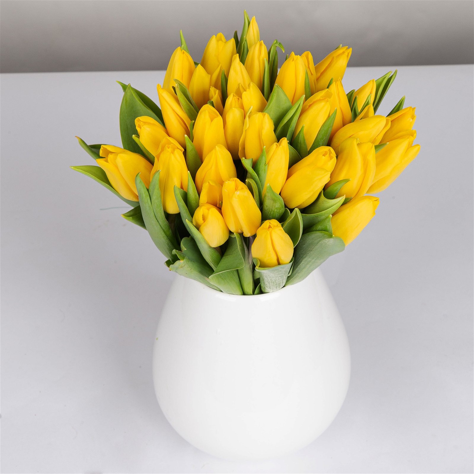 Blumenbund mit Tulpen, 30er-Bund, gelb, inkl. gratis Grußkarte