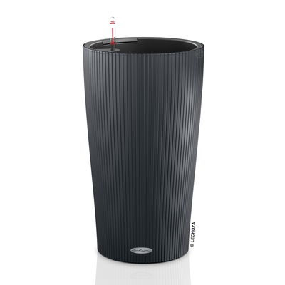 Lechuza 'Cilindro Color 32', schiefergrau, ca. Ø 32 x H 56 cm