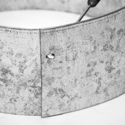 Rasenkante, silber, Höhe 12 cm, Ø 40 cm