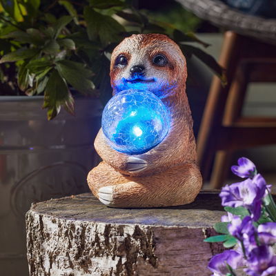 Smartsolar Faultier mit Solarkugel, Höhe ca. 19 cm Smartsolar Faultier mit Solarkugel, Höhe ca. 19 cm