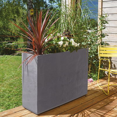 Pflanzkasten 'Volcania Crunch High', anthrazit, Kunststoff Pflanzkasten 'Volcania Crunch High', anthrazit, Kunststoff
