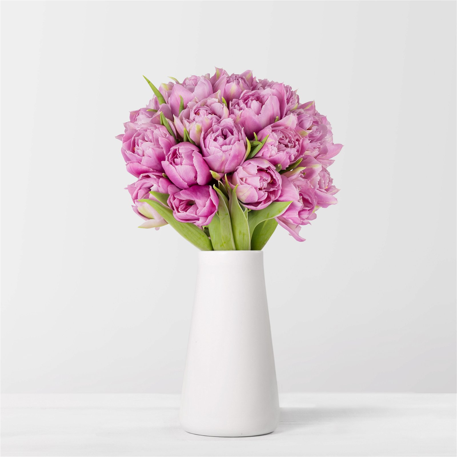 Blumenbund mit Tulpen 'Double Price', 30er-Bund, lila, inkl. gratis Grußkarte